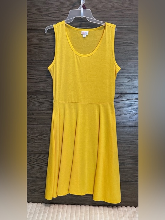 LuLaRoe Dresses & Skirts - LuLaRoe Yellow Sleeveless Midi Dress